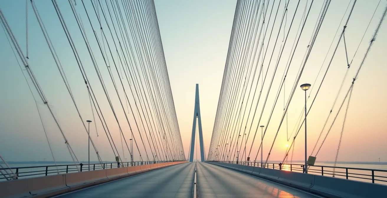 Visual representation of bonds as portfolio stabilizers during market volatility